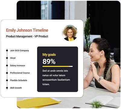 Employee timeline and goals